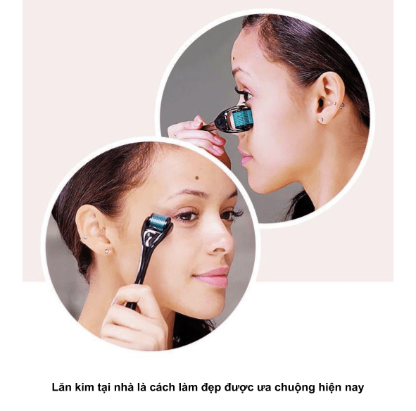 Lăn kim tại nhà được ưa chuộng