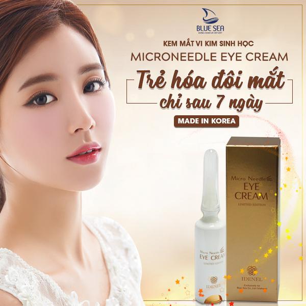 Kem mắt vi kim là giải pháp trị quầng thâm tận gốc và siêu tốc.