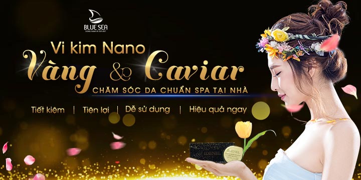 Dưỡng da mùa Corona - Vi kim nano vàng&Caviar