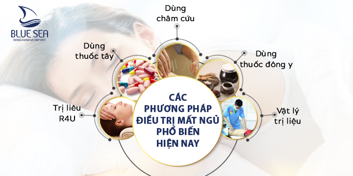 Các phương pháp điều trị mất ngủ phổ biến hiện nay.