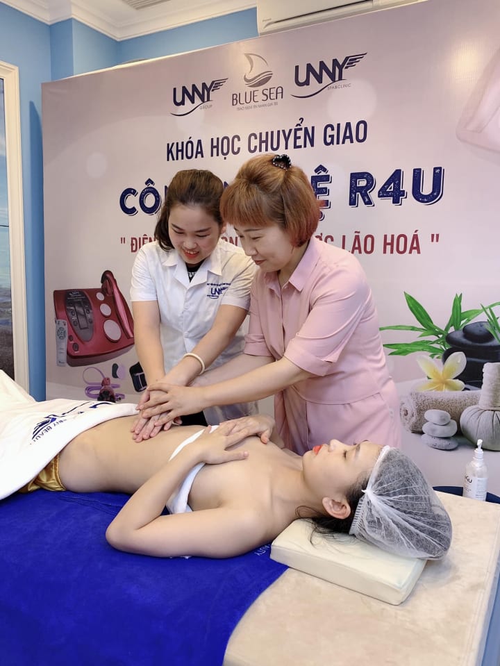 R4U ứng dụng chính nhân điện trong nguyên lý hoạt động và điều trị.