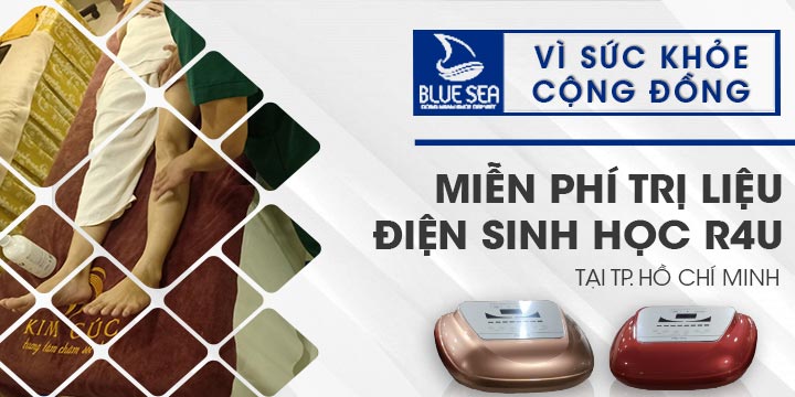 Vì sức khoẻ cộng đồng. Miến phí trị liệu điện sinh học r4u