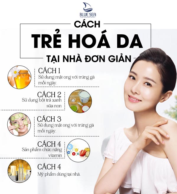 Cách trẻ hoá da tại nhà đơn giản.