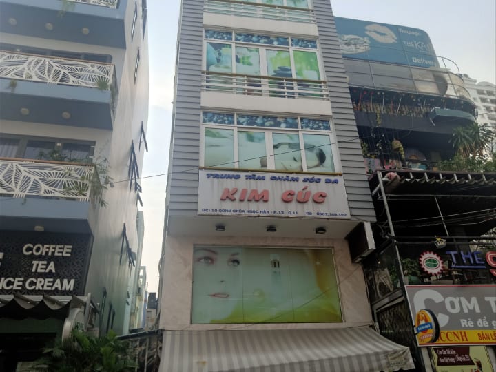 Trung tâm chăm sóc da Kim Cúc tại quận 11.