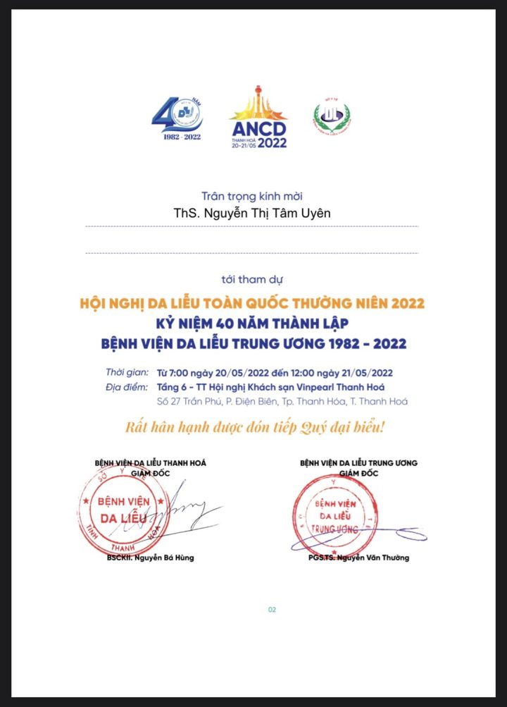 Mỹ phẩm BlueSea đồng hành cùng hội nghị da liễu toàn quốc thường niên 2022