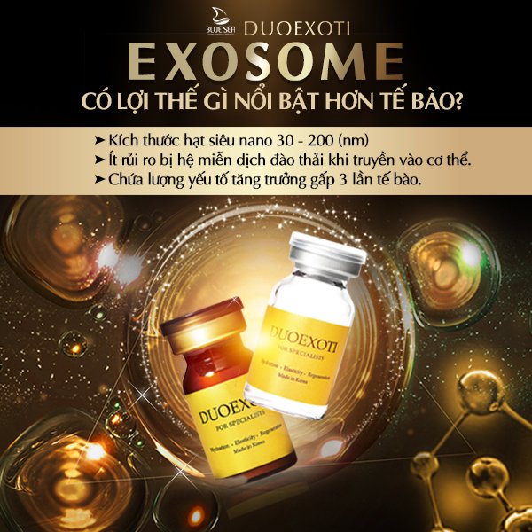 Ưu điểm vượt trội của Exosome so với té bào.